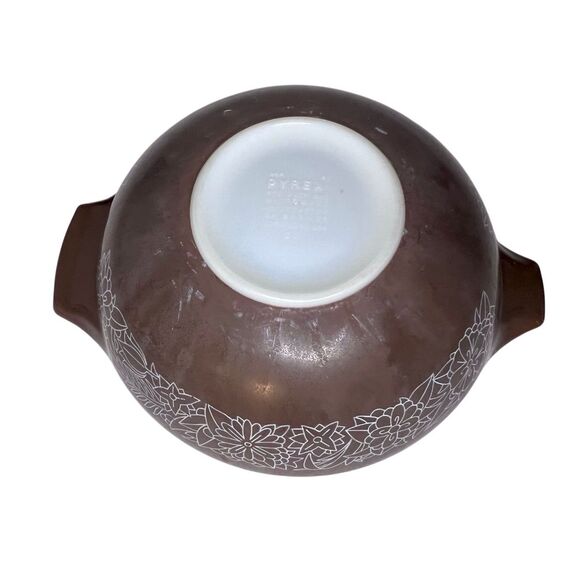 Vintage Pyrex Woodland Cinderella Bowl 444 Brown - Picture 4 of 8